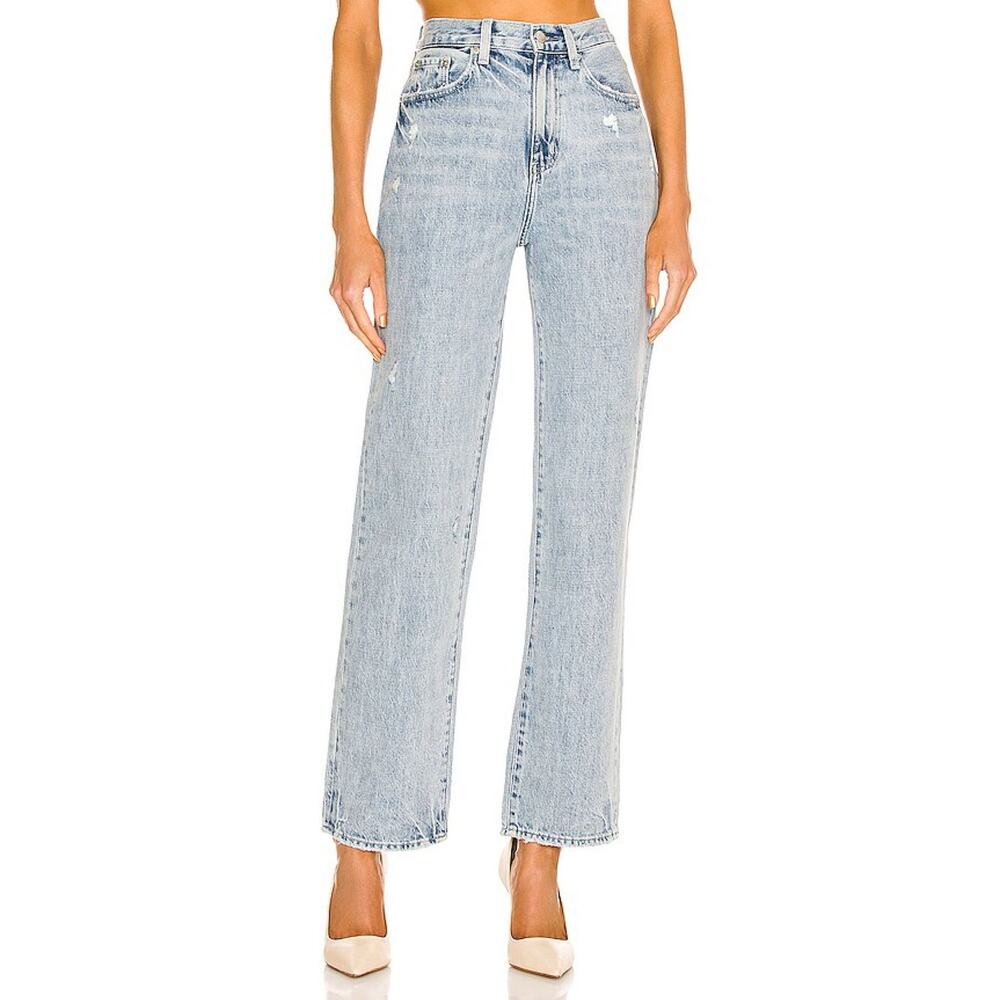 REVOLVE Light Wash Straight Leg Jeans